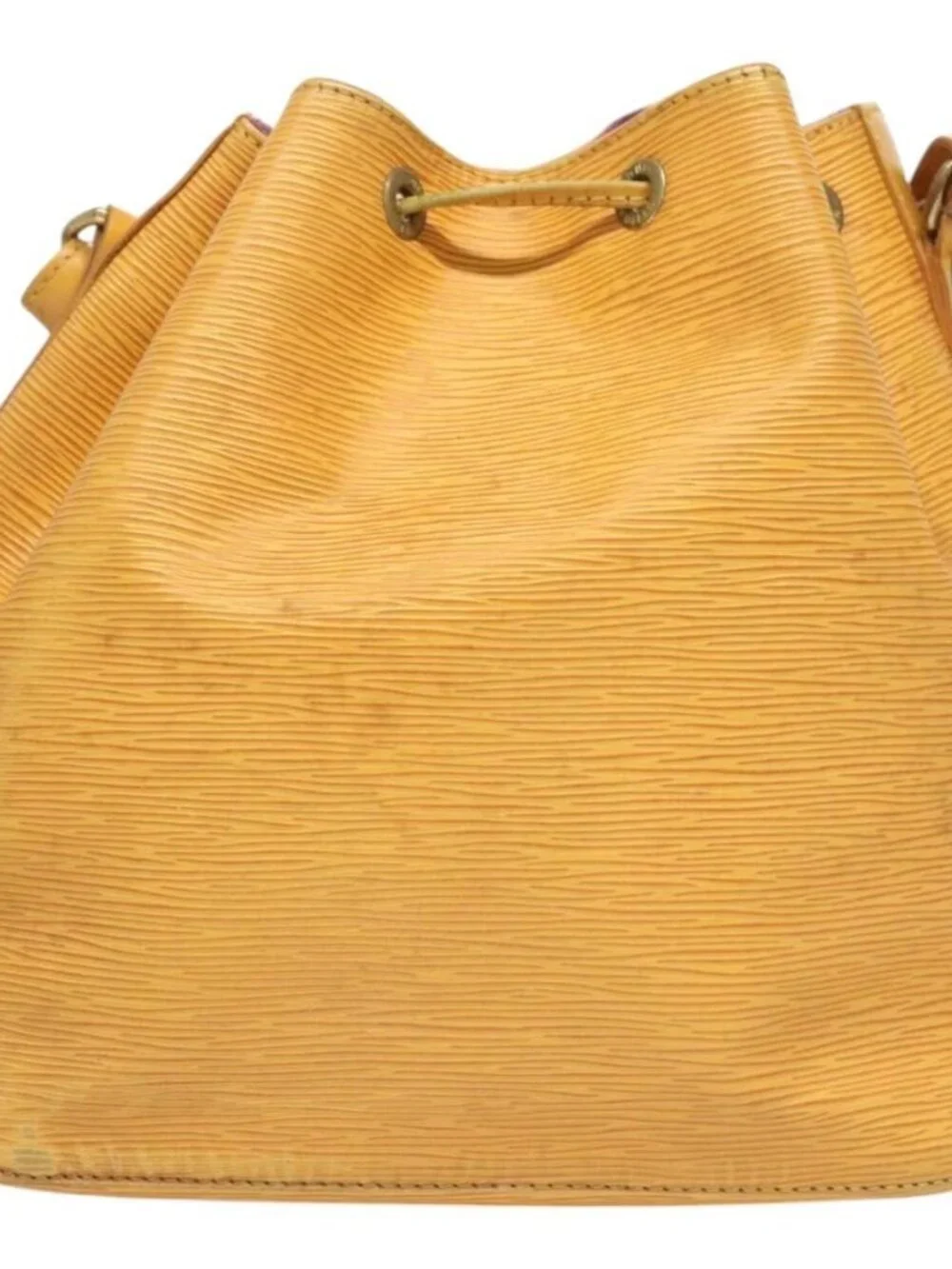 LOUIS VUITTON Epi Petit Noe Shoulder Bag Yellow M44109 LV Auth BD2091 - Picture 3 of 16